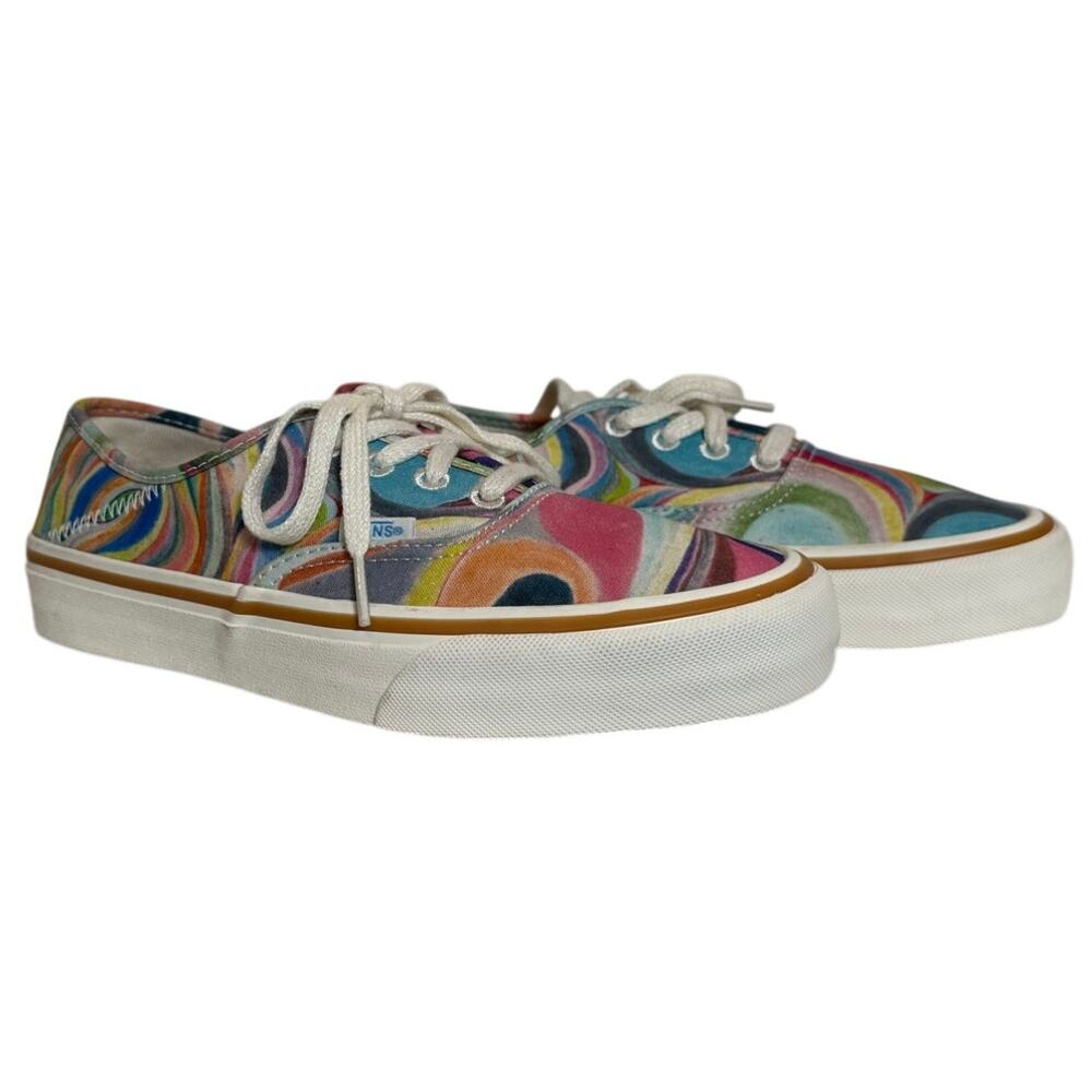 Vans X Chris Johnson Authentic SF Swirl Multi Color Tie Dye Women’s 7i